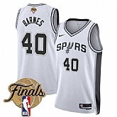 Men's San Antonio Spurs #40 Harrison Barnes White 2026 Finals Patch Association Edition Stitched Jersey Dzhi,baseball caps,new era cap wholesale,wholesale hats