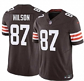 Men's Cleveland Browns #87 Kole Wilson Brown 2026 Draft F.U.S.E. Vapor Limited Stitched Jersey Dzhi,baseball caps,new era cap wholesale,wholesale hats