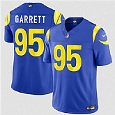 Men's Los Angeles Rams #95 Myles Garrett Royal 2026 Draft F.U.S.E. Vapor Limited Stitched Jersey Dzhi,baseball caps,new era cap wholesale,wholesale hats