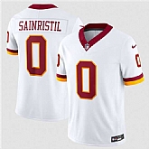 Men's Washington Commanders #0 Mike Sainristil White 2026 F.U.S.E. Vapor Limited Stitched Jersey Dzhi,baseball caps,new era cap wholesale,wholesale hats