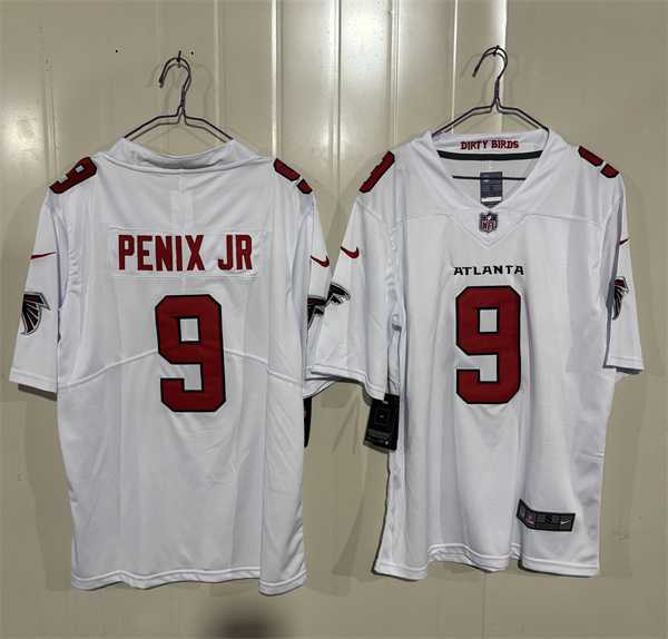 Men's Atlanta Falcons #9 Michael Penix Jr. White 2026 New Vapor Untouchable Limited Stitched Jersey,We sell and wholesale Men's Atlanta Falcons #9 Michael Penix Jr. White 2026 New Vapor Untouchable Limited Stitched Jersey on line form chian!