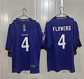 Men's Baltimore Ravens #4 Zay Flowers Purple 2026 Alternate Vapor Limited Stitched Jersey,baseball caps,new era cap wholesale,wholesale hats