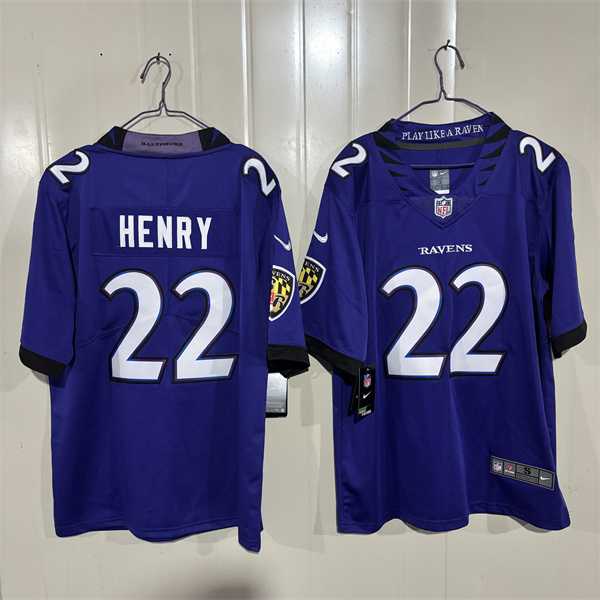 Men's Baltimore Ravens #22 Derrick Henry Purple 2026 Alternate Vapor Limited Stitched Jersey,We sell and wholesale Men's Baltimore Ravens #22 Derrick Henry Purple 2026 Alternate Vapor Limited Stitched Jersey on line form chian!
