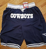 Men's Dallas Cowboys Navy Blue Just Don Shorts (Run Small),baseball caps,new era cap wholesale,wholesale hats