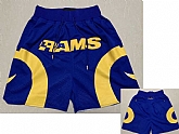 Men's Los Angeles Rams Royal Blue Just Don Shorts (Run Small),baseball caps,new era cap wholesale,wholesale hats