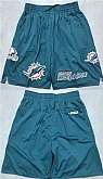 Men's Maimi Dolphins Aqua Shorts (Run Small),baseball caps,new era cap wholesale,wholesale hats