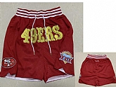 Men's San Francisco 49ers Red XXIX Super Bowl Patch Just Don Shorts (Run Small),baseball caps,new era cap wholesale,wholesale hats