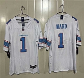 Men's Tennessee Titans #1 Cameron Ward White 2026 F.U.S.E. Vapor Limited Stitched Jersey