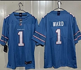 Men's Tennessee Titans #1 Cameron Ward Light Blue 2026 F.U.S.E. Vapor Limited Stitched Jersey
