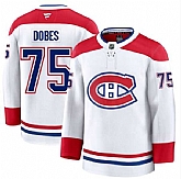 Men's Montreal Canadiens #75 Jakub Dobes White Fanatics Premium Away Jersey Dzhi,baseball caps,new era cap wholesale,wholesale hats