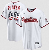 Men's Cleveland Guardians Active Player Custom White 2026 All-Star Edition Stars & Stripes & USA 250 Fourth of July Home Stadium Stitched Baseball Jersey,baseball caps,new era cap wholesale,wholesale hats
