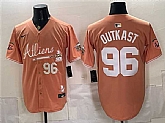 Men's Atlanta Braves #96 OutKast Peach 2024 Atliens & Peach With Outkast Patch Vapor Limited Stitched Jersey Dzhi,baseball caps,new era cap wholesale,wholesale hats
