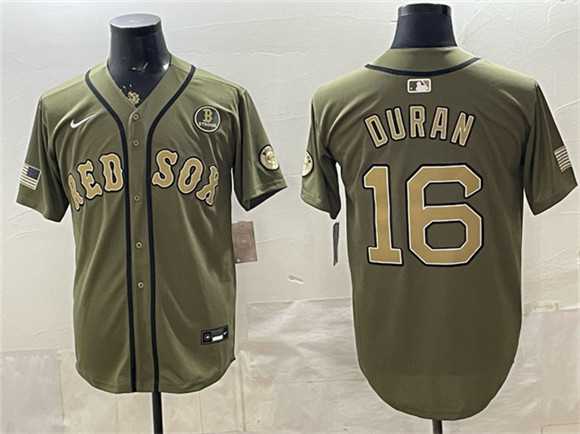 Men's Boston Red Sox #16 Jarren Duran Olive Armed Forces Day Cool Base Stitched Jersey Dzhi,We sell and wholesale Men's Boston Red Sox #16 Jarren Duran Olive Armed Forces Day Cool Base Stitched Jersey Dzhi on line form chian!