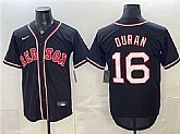 Men's Boston Red Sox #16 Jarren Duran 2026 Fashion Replica Black Out Stitched Jersey,baseball caps,new era cap wholesale,wholesale hats