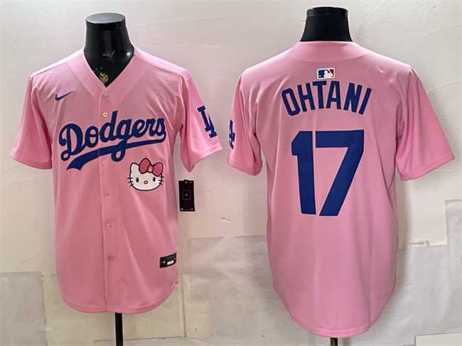Men's Los Angeles Dodgers #17 Shohei Ohtani Pink 2025 Hello Kitty Vapor Limited Stitched Jersey,We sell and wholesale Men's Los Angeles Dodgers #17 Shohei Ohtani Pink 2025 Hello Kitty Vapor Limited Stitched Jersey on line form chian!