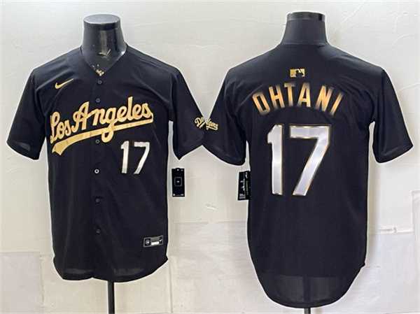 Men's Los Angeles Dodgers #17 Shohei Ohtani Black Gold Limited Stitched Jersey Dzhi,We sell and wholesale Men's Los Angeles Dodgers #17 Shohei Ohtani Black Gold Limited Stitched Jersey Dzhi on line form chian!