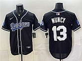 Men's Los Angeles Dodgers #13 Max Muncy B2B Champs 2026 Black Out Style Vapor Limited Stitched Jersey,baseball caps,new era cap wholesale,wholesale hats