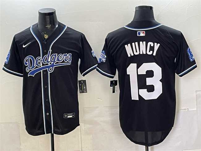 Men's Los Angeles Dodgers #13 Max Muncy B2B Champs 2026 Black Out Style Vapor Limited Stitched Jersey,We sell and wholesale Men's Los Angeles Dodgers #13 Max Muncy B2B Champs 2026 Black Out Style Vapor Limited Stitched Jersey on line form chian!