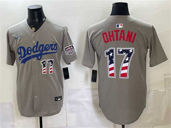 Men's Los Angeles Dodgers #17 Shohei Ohtani Gray 250 Fourth of July Road Stitched Jersey Dzhi,We sell and wholesale Men's Los Angeles Dodgers #17 Shohei Ohtani Gray 250 Fourth of July Road Stitched Jersey Dzhi on line form chian!