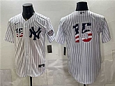 Men's New York Yankees #15 Thurman Munson White 2026 USA 250 Fourth of July Home Stadium Stitched Baseball Jersey Dzhi,baseball caps,new era cap wholesale,wholesale hats