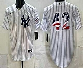 Men's New York Yankees #42 Mariano Rivera White 2026 USA 250 Fourth of July Home Stadium Stitched Jersey Dzhi,baseball caps,new era cap wholesale,wholesale hats