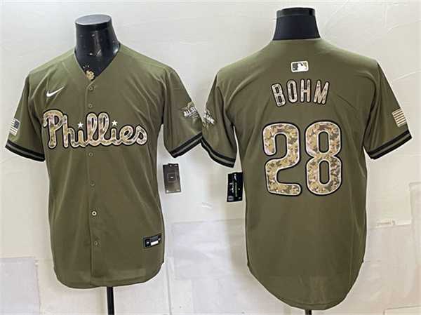 Men's Philadelphia Phillies #28 Alec Bohm Olive 2026 Armed Forces Day Stitched Jersey Dzhi,We sell and wholesale Men's Philadelphia Phillies #28 Alec Bohm Olive 2026 Armed Forces Day Stitched Jersey Dzhi on line form chian!