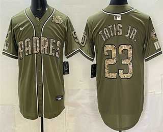 Men's San Diego Padres #23 Fernando Tatis Jr Olive 2026 Armed Forces Day Jersey Dzhi,We sell and wholesale Men's San Diego Padres #23 Fernando Tatis Jr Olive 2026 Armed Forces Day Jersey Dzhi on line form chian!