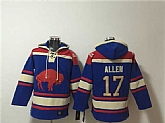 Men's Buffalo Bills #17 Josh Allen Royal Ageless Must-Have Lace-Up Pullover Hoodie,baseball caps,new era cap wholesale,wholesale hats
