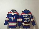 Men's Toronto Blue Jays #27 Vladimir Guerrero Jr. Royal Ageless Must-Have Lace-Up Pullover Hoodie,baseball caps,new era cap wholesale,wholesale hats