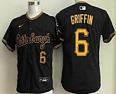 Youth Pittsburgh Pirates #6 Konnor Griffin Black Alternate Limited Jersey,baseball caps,new era cap wholesale,wholesale hats