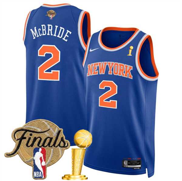 Men's New Yok Knicks #2 Miles McBride Blue 2026 Finals Patch And Finals Champions Patch Icon Edition Stitched Basketball Jersey Dzhi,We sell and wholesale Men's New Yok Knicks #2 Miles McBride Blue 2026 Finals Patch And Finals Champions Patch Icon Edition Stitched Basketball Jersey Dzhi on line form chian!