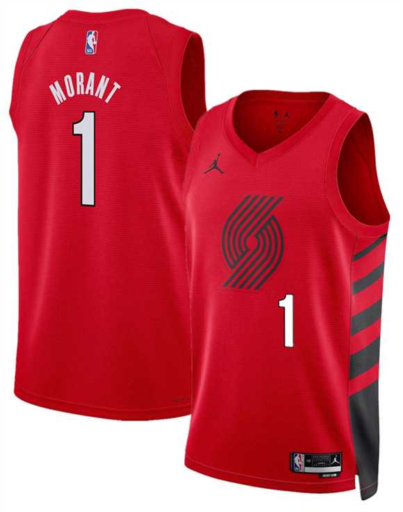 Men's Portland Trail Blazers #1 Ja Morant Red 2026 Statement Edition Stitched Basketball Jersey Dzhi,We sell and wholesale Men's Portland Trail Blazers #1 Ja Morant Red 2026 Statement Edition Stitched Basketball Jersey Dzhi on line form chian!