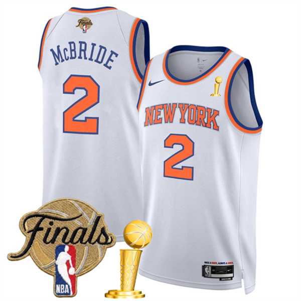 New Yok Knicks #2 Miles McBride White 2026 Finals Patch And Finals Champions Patch Association Edition Stitched Basketball Jersey Dzhi,We sell and wholesale New Yok Knicks #2 Miles McBride White 2026 Finals Patch And Finals Champions Patch Association Edition Stitched Basketball Jersey Dzhi on line form chian!