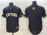 Men's New York Knicks Blank Black Gold 2026 Finals Patch Stitched Jersey Dzhi,baseball caps,new era cap wholesale,wholesale hats