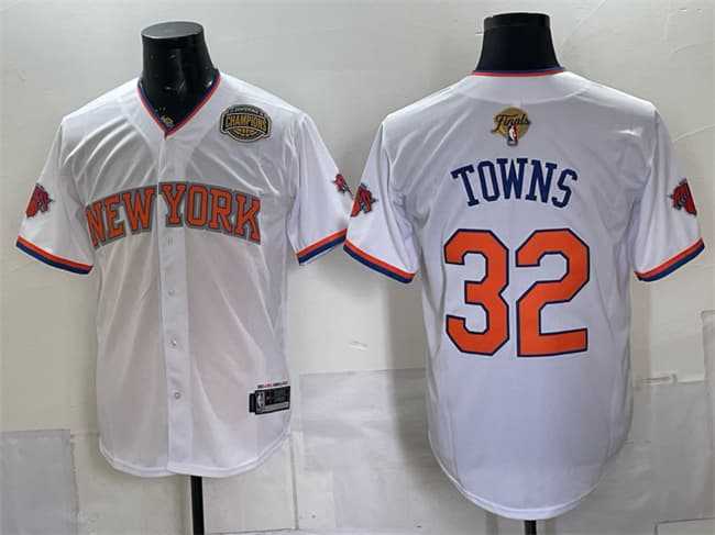 Men's New York Knicks #32 Karl-Anthony Towns White 2026 Finals & Eastern Conference Champions Patch Stitched Jersey Dzhi,We sell and wholesale Men's New York Knicks #32 Karl-Anthony Towns White 2026 Finals & Eastern Conference Champions Patch Stitched Jersey Dzhi on line form chian!