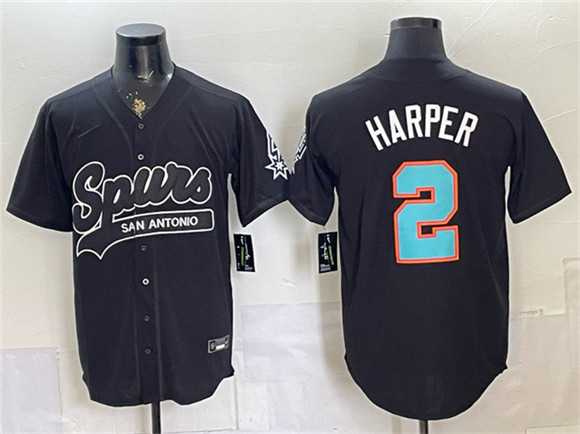 Men's San Antonio Spurs #2 Dylan Harper Black Stitched Jersey Dzhi,We sell and wholesale Men's San Antonio Spurs #2 Dylan Harper Black Stitched Jersey Dzhi on line form chian!