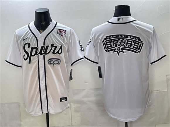 Men's San Antonio Spurs Team Big Logo White USA 250' Patch Stitched Jersey1 Dzhi,We sell and wholesale Men's San Antonio Spurs Team Big Logo White USA 250' Patch Stitched Jersey1 Dzhi on line form chian!
