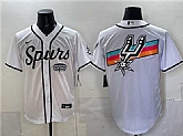 Men's San Antonio Spurs Team Big Logo White Stitched Jersey Dzhi,baseball caps,new era cap wholesale,wholesale hats