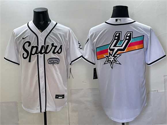 Men's San Antonio Spurs Team Big Logo White Stitched Jersey Dzhi,We sell and wholesale Men's San Antonio Spurs Team Big Logo White Stitched Jersey Dzhi on line form chian!