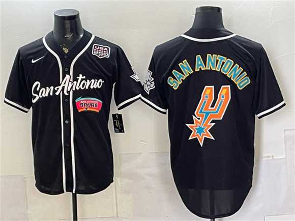Men's San Antonio Spurs Team Big Logo Black USA 250' Patch Stitched Jersey Dzhi,We sell and wholesale Men's San Antonio Spurs Team Big Logo Black USA 250' Patch Stitched Jersey Dzhi on line form chian!