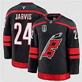 Men's Carolina Hurricanes #24 Seth Jarvis Black 2026 Stanley Cup Final Home Premium Stitched Jersey Dzhi,baseball caps,new era cap wholesale,wholesale hats