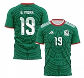 Men's Mexico #19 G.MORA 2026 Green Jersey,baseball caps,new era cap wholesale,wholesale hats