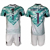 Men's Portugal Team #1 Diogo Costa Green 2026 World Cup Away Soccer Jersey Suit,baseball caps,new era cap wholesale,wholesale hats