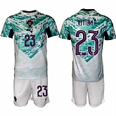 Men's Portugal Team #23 Vitinha Green 2026 World Cup Away Soccer Jersey Suit,baseball caps,new era cap wholesale,wholesale hats