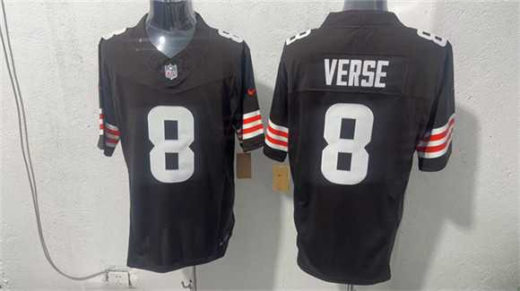 Men's Cleveland Browns #8 Jared Verse Brown 2026 Vapor Limited Stitched Jersey,We sell and wholesale Men's Cleveland Browns #8 Jared Verse Brown 2026 Vapor Limited Stitched Jersey on line form chian!