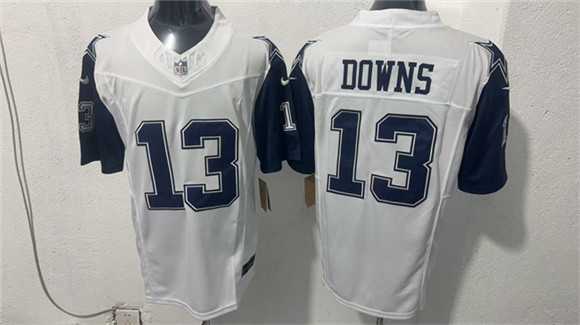 Men's Dallas Cowboys #13 Caleb Downs White 2026 F.U.S.E Vapor Untouchable Limited Stitched Jersey,We sell and wholesale Men's Dallas Cowboys #13 Caleb Downs White 2026 F.U.S.E Vapor Untouchable Limited Stitched Jersey on line form chian!