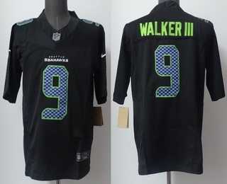 Men's Seattle Seahawks #9 Kenneth Walker III Limited Black Fashion FUSE Vapor Jersey,We sell and wholesale Men's Seattle Seahawks #9 Kenneth Walker III Limited Black Fashion FUSE Vapor Jersey on line form chian!