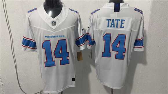Men's Tennessee Titans #14 Carnell Tate White 2026 F.U.S.E. Vapor Limited Stitched Jersey,We sell and wholesale Men's Tennessee Titans #14 Carnell Tate White 2026 F.U.S.E. Vapor Limited Stitched Jersey on line form chian!