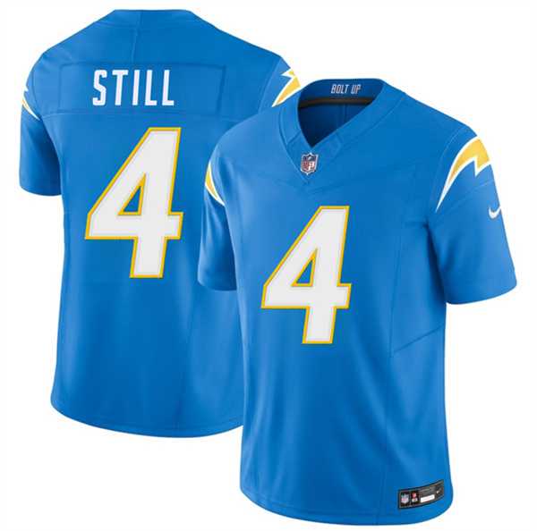 Men's Los Angeles Chargers #4 Tarheeb Still Blue 2026 F.U.S.E. Vapor Limited Stitched Jersey,We sell and wholesale Men's Los Angeles Chargers #4 Tarheeb Still Blue 2026 F.U.S.E. Vapor Limited Stitched Jersey on line form chian!