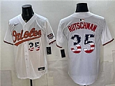 Men's Baltimore Orioles #35 Adley Rutschman White USA 250 Fourth of July Home Stitched Jersey Dzhi,baseball caps,new era cap wholesale,wholesale hats